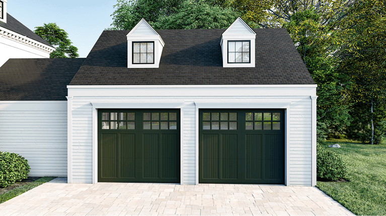 mahogany garage door