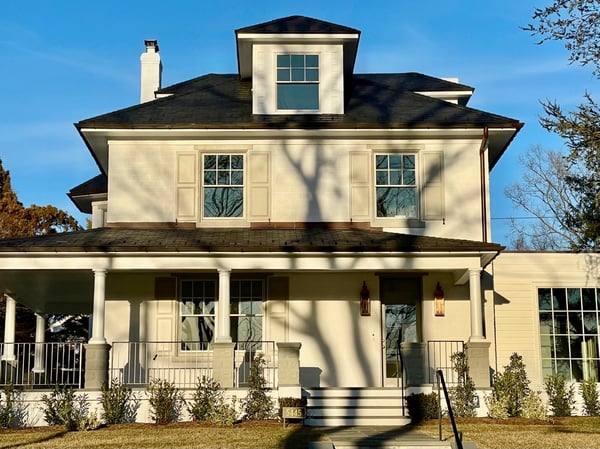 An American Foursquare from the 1920s