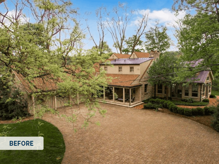 ohio riverside home before renovation