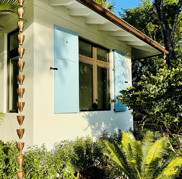 custom panel shutters made from endurian pvc material