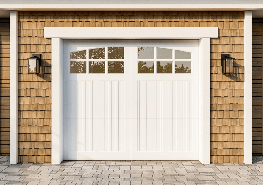 rustic wood garage doors