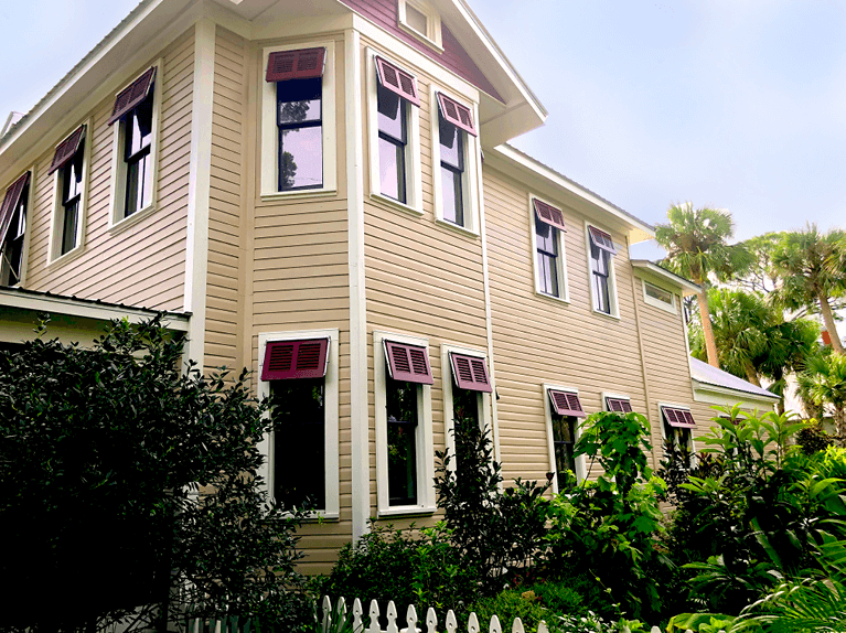 bermuda exterior shutters in a custom size