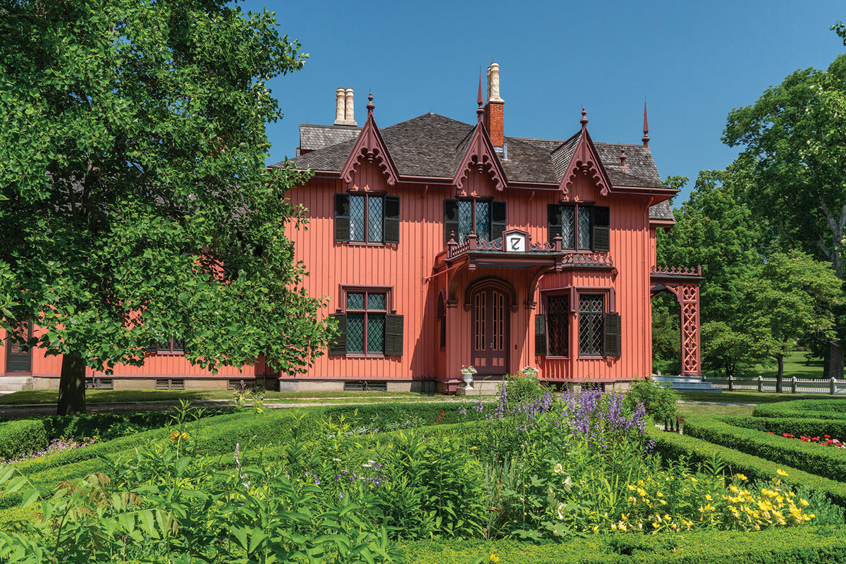 Gothic Revival Historic New England Roseland