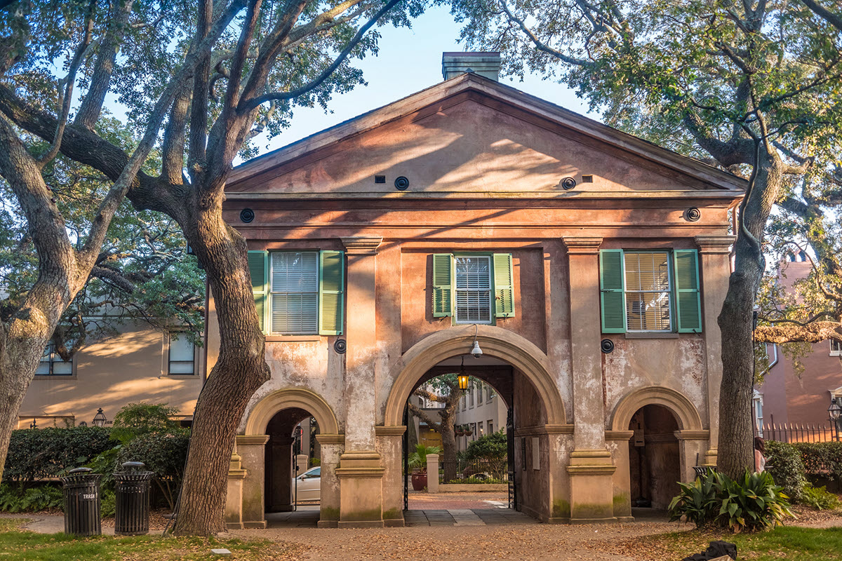 Greek Revival College of Charleston South Carolina