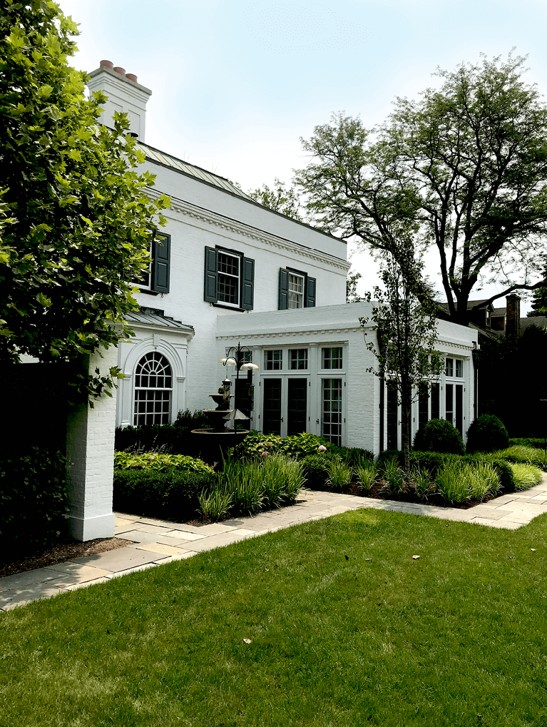 kuppenheimer house historic landmark in winnetka, IL, restored by hackley architects