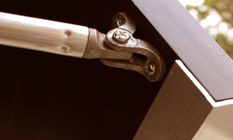 Timberlane offers bahama shutter hardware including continuous hinges and support arms