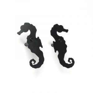 sea horse shutter tiebacks lag mount