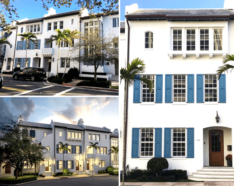 custom townhomes in coral gables, fla. designed by nelson de leon