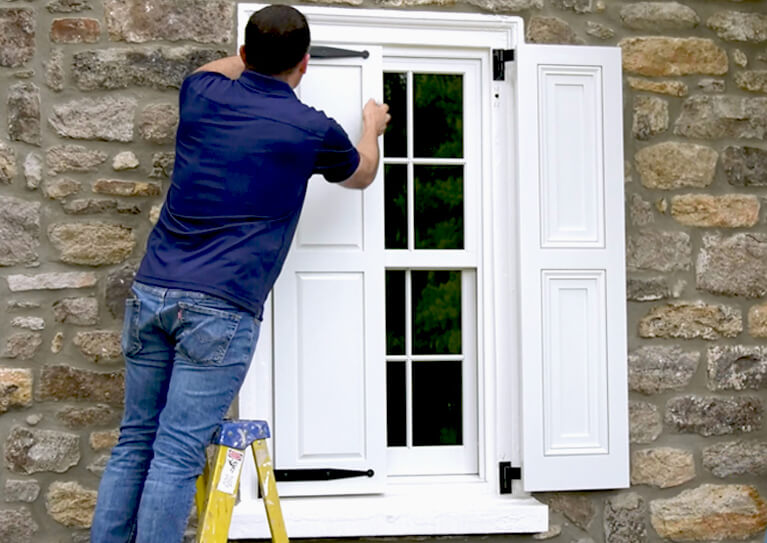 take some time to inspect your shutters for any signs of small cracks, chips, and more that can be easy to fix