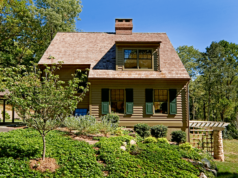 tips for adding shutters to the back of a house