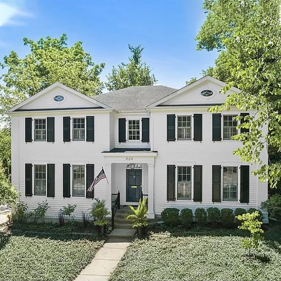 Shutters create 18th Century Georgian - MarshaEngle social IG