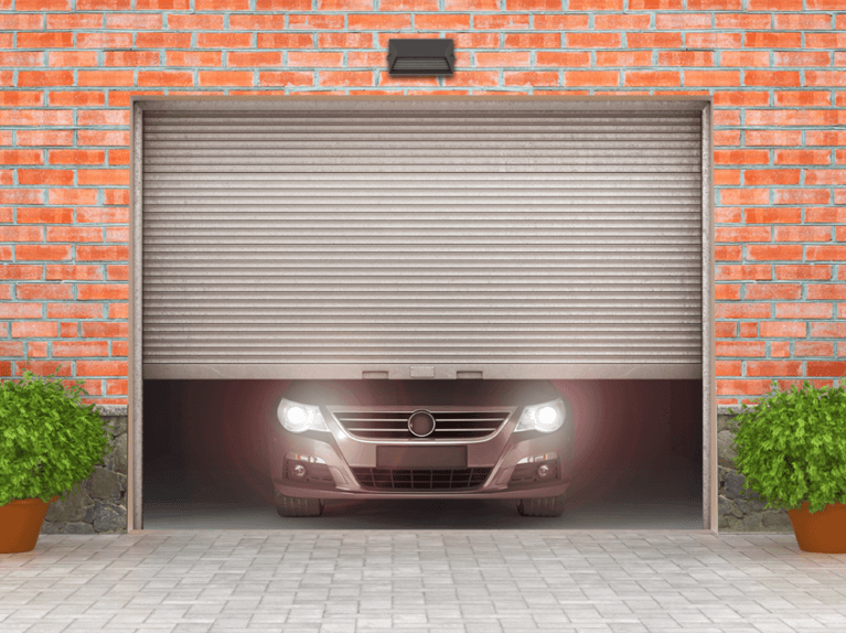 what are roll up garage doors