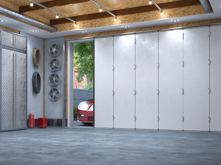 what are sliding garage doors