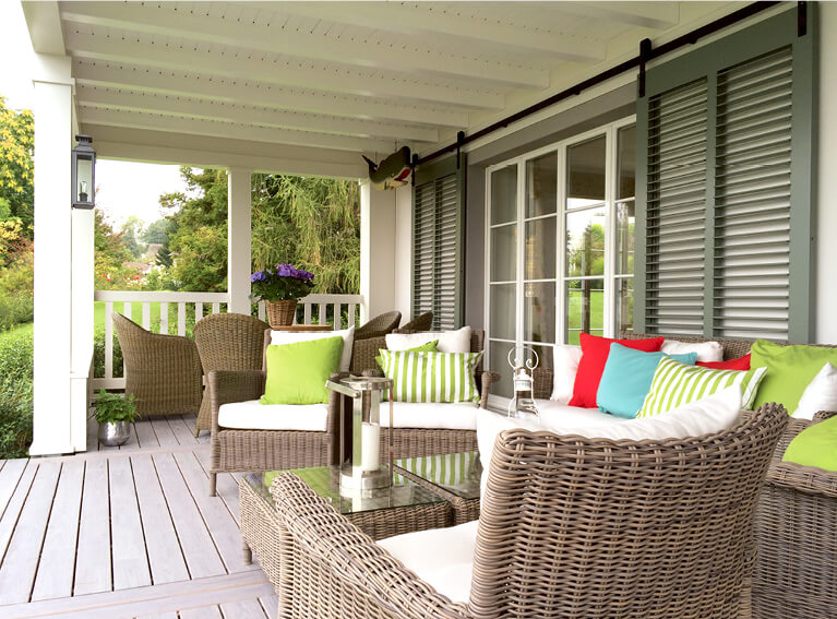 custom-sized shutters can be great for larger sized windows and doors they call for a modern sliding barn door track or hinge installation