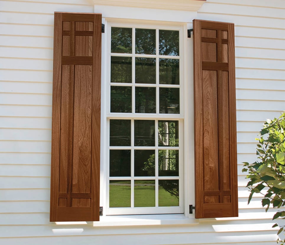 exterior rustic shutters