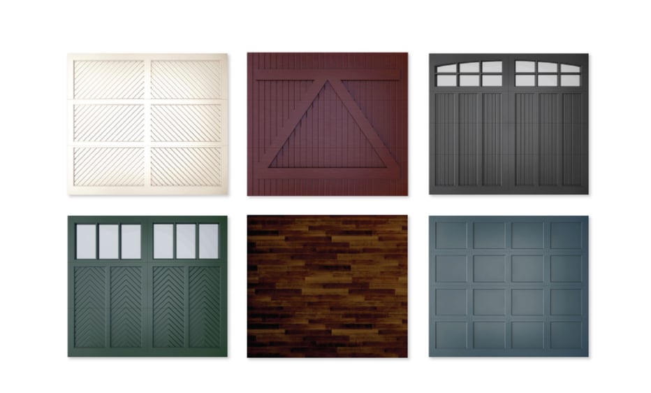 rustic garage door options