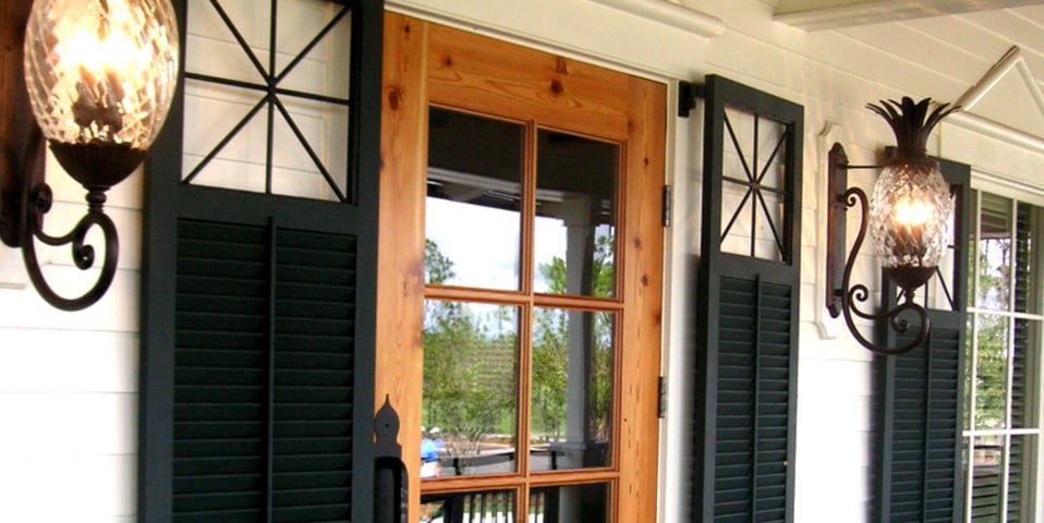 rustic shutters exterior