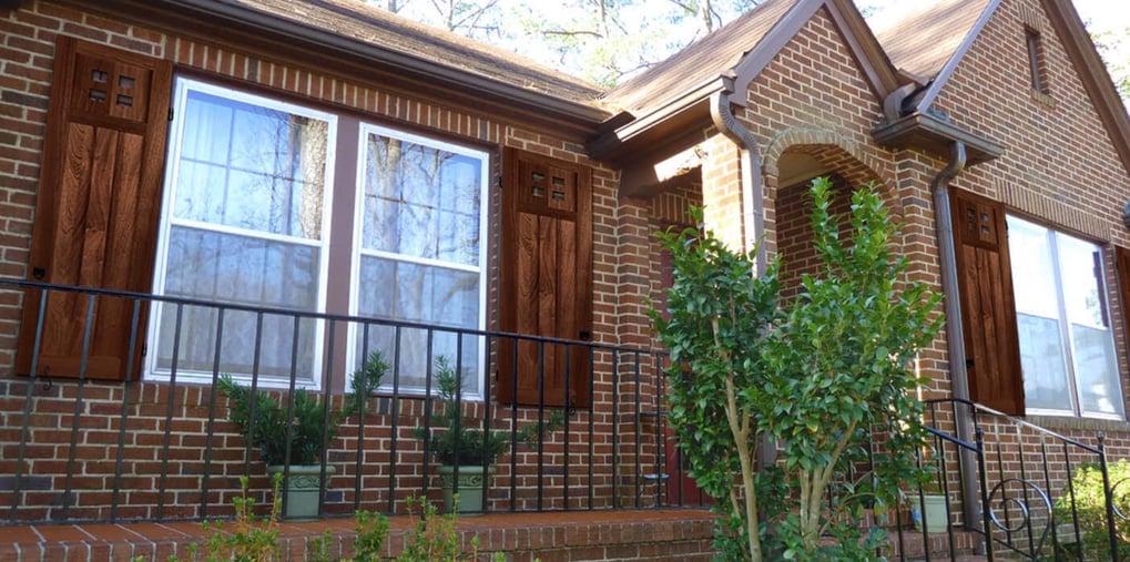 rustic shutters for windows